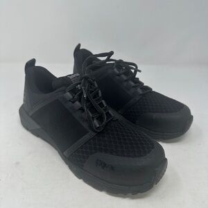 Timberland PRO Radius, Comp Toe EH Low Athletic Work Shoes Black Women's 8 M